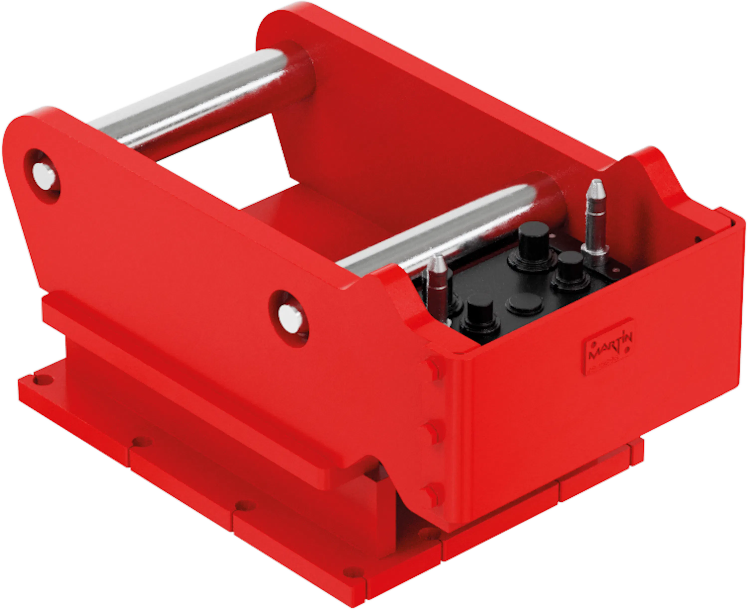 Adapterrahmen MQ26 M-Quick bis 26 t - 4 Kupplungen, zweistöckig