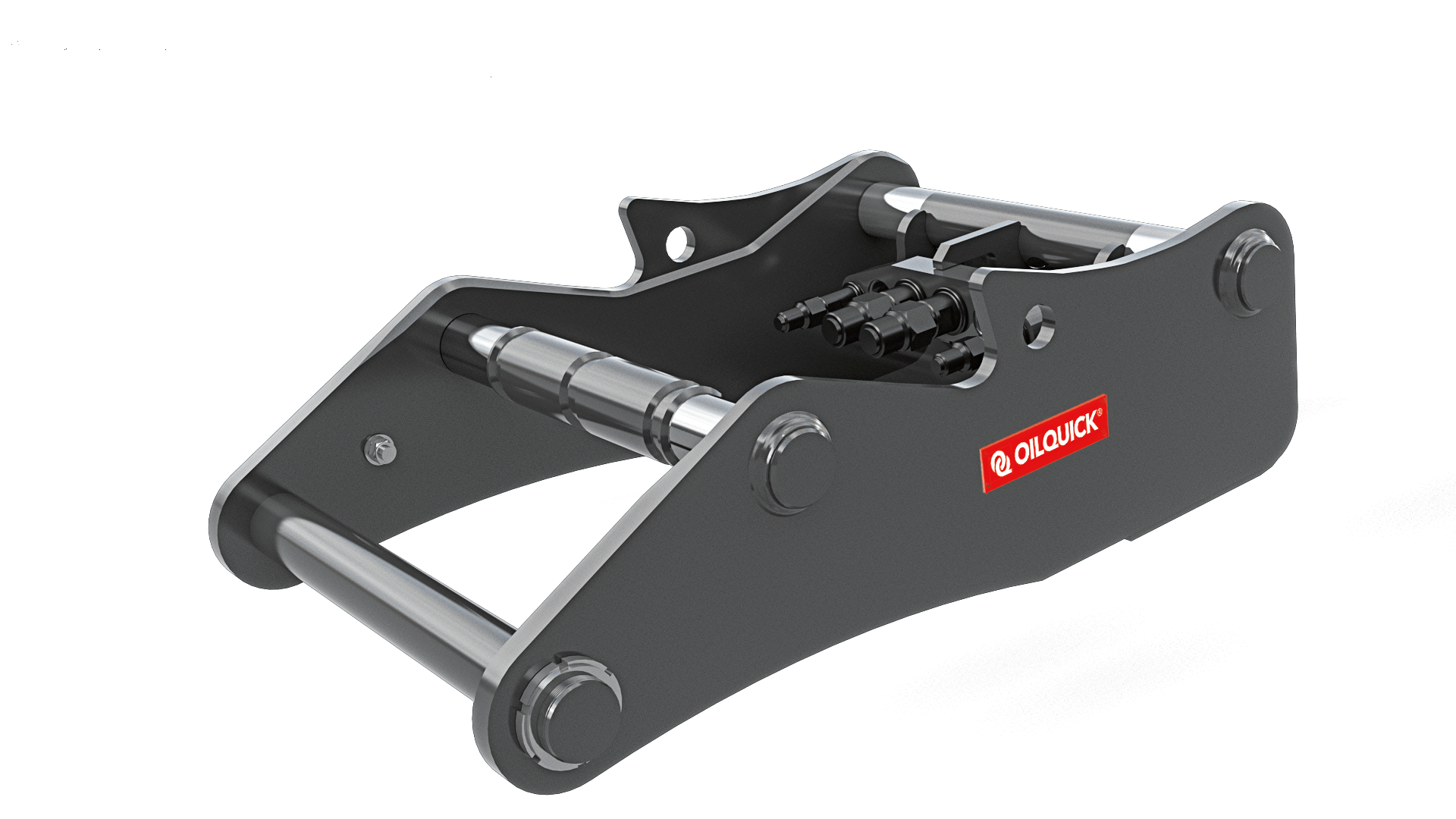 OQ 80 - Hydraulischer Greiferadapter ohne Gelenkstück OQ RAIL - Hydraulischer Rammenadapter ohne Gelenkstück - 5 Stecker