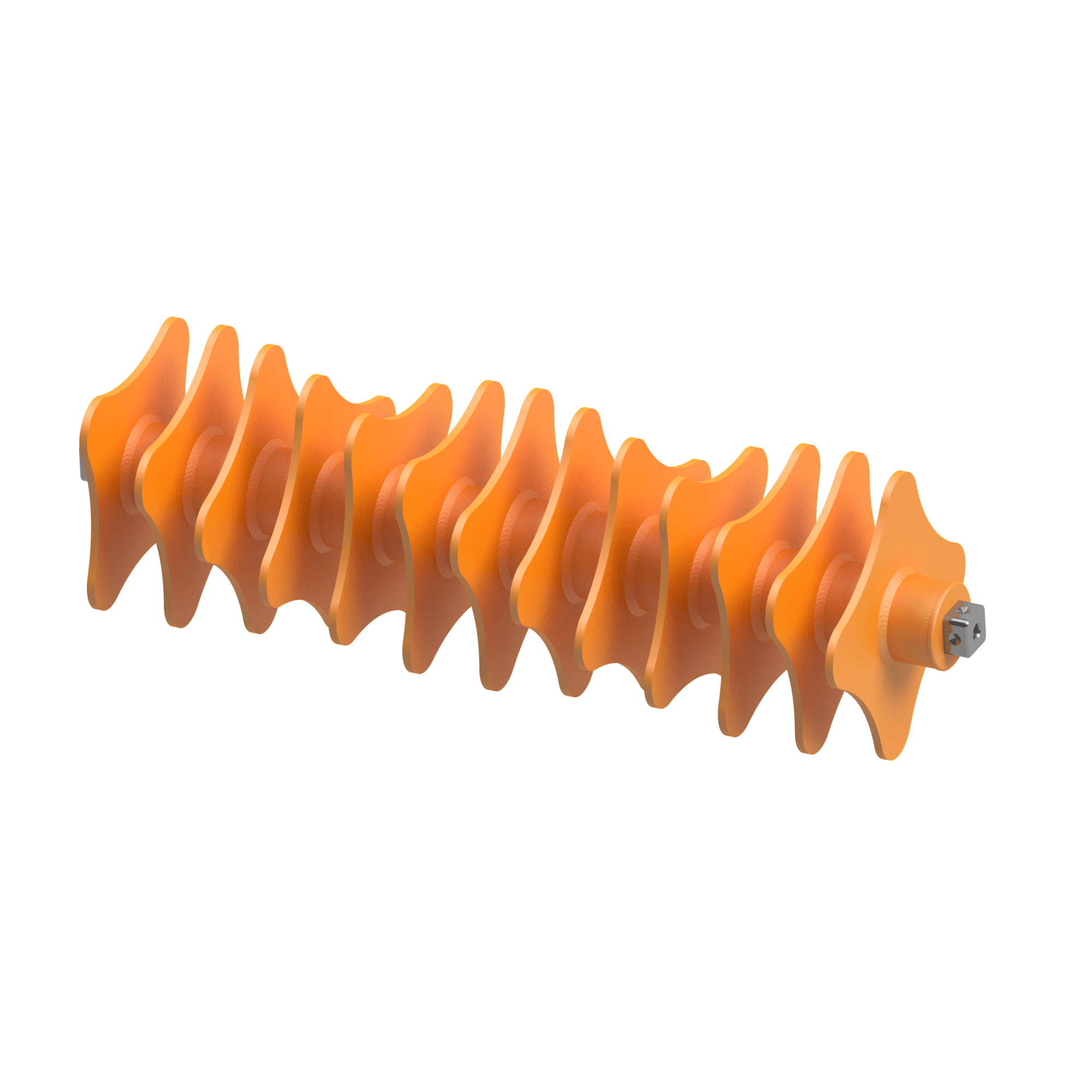 Wellenset: Siebwelle 16 mm für SHS275 Wellenset: Siebwelle 16 mm für SHS275