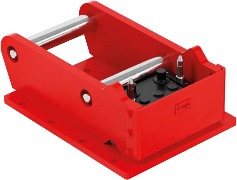 Adapterrahmen MQ03 M-Quick bis 3,5 t - 2 Kupplungen, einstöckig Adapterrahmen MQ26 M-Quick bis 26 t - 4 Kupplungen, einstöckig